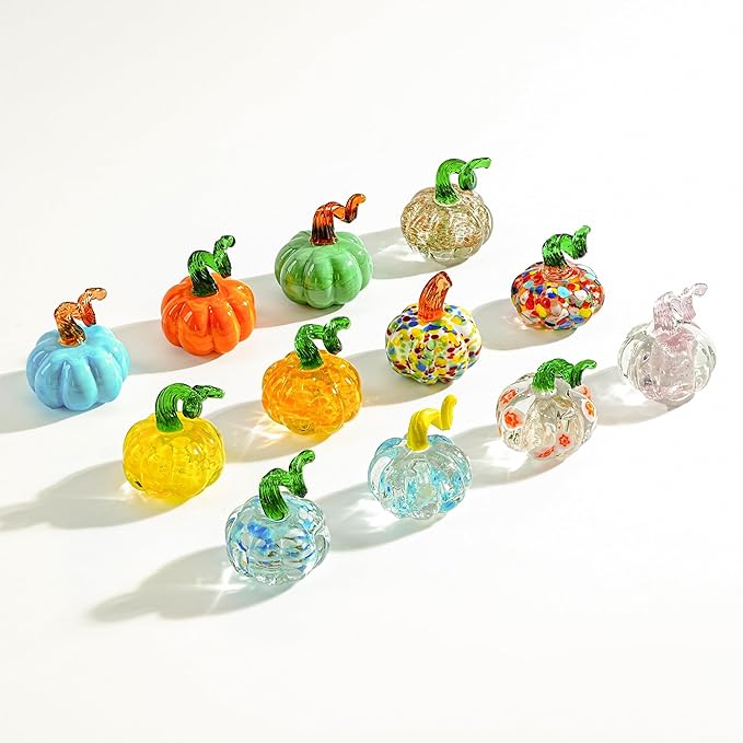 H&D HYALINE & DORA 12 Pcs Mini Blown Glass